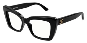 NEW BALENCIAGA BB0297O 001 BLACK EYEGLASSES - Picture 1 of 4