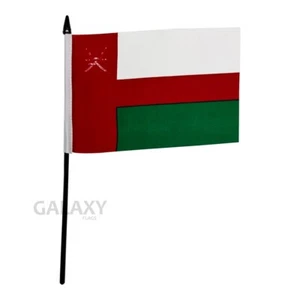 "4x6" Oman Flagge / Oman Schreibtischflagge / Oman Stockflagge - Bild 1 von 1