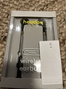 Heyday Bluetooth 5.0 Wireless Earbuds Headphones Black NEW - Picture 1 of 2