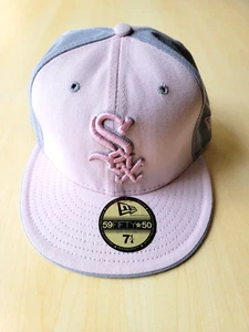 Vintage New Era 2004 Chicago White Sox 59Fifty Fitted Hat Cap 7 1/4 Made in USA - Picture 1 of 6