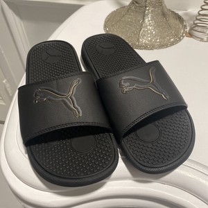 puma women's gold and. fashion sandals