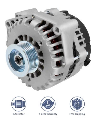 Alternador plateado 15857608 apto para Chevrolet Silverado 1500 2007-2013 4,3 L V6 Foto 1 de 4