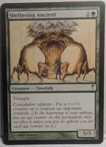 MTG Sheltering Ancient Coldsnap Uncommon Treefolk Magic Green #121 Englisch LP - Bild 1 von 2