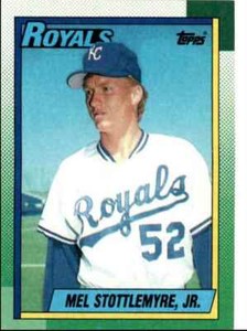 1990 Topps Baseball Cards Mel Stottlemyre, Jr. Kansas City Royals #263