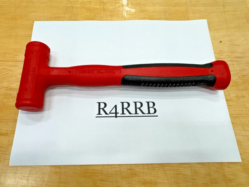 Herramientas Snap-on EE. UU. Nuevo Rojo Pequeño 10 OZ Slimline CARA SUAVE Martillo soplado muerto HBSE10 Foto 1 de 4