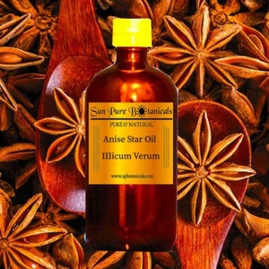 16 oz ANISE STAR - 100% PURE ESSENTIAL OIL - AMBER GLASS BOTTLE - WHOLESALE - Picture 1 of 1