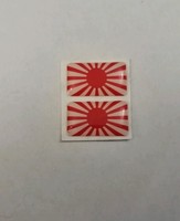 JAPAN RISING SUN FLAG 3D DOMED BADGE LOGO EMBLEM STICKER GRAPHIC DECAL CAR JDM