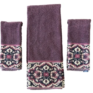 3 pc Vintage Ralph Lauren Towels 1 Bath 2 Hand - Picture 1 of 9