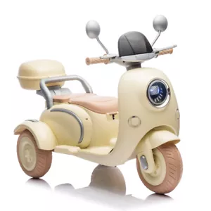 12V Two-seater Kids Ride On Level Up Electric Motorcycle,2wd,Three-wheel Toy - Picture 1 of 23