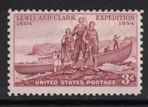 Scott 1063- Lewis and Clark Expedition, 150 Years- MNH 3c 1954- unused mint - Picture 1 of 1