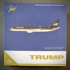 Gemini Jets TRUMP 1:400 Boeing 757-200 Airplane - New - Picture 1 of 7