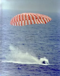 Splashdown of Gemini 9A astronauti Cernan & Stafford Gemini Program 8X12 FOTO - Foto 1 di 1