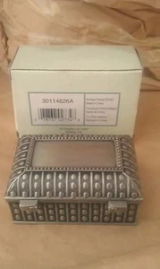 HERMOSA CAJA IMPERIO RECUERDO METAL PEQUEÑO ONEIDA ~ JOYERO PEQUEÑO ~ MUY BONITA - Imagen 1 de 4