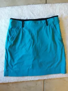 Ralph Lauren Golf Donna Activewear Blu Skort Bordo Nero con Tasche Taglia 8 - Foto 1 di 4