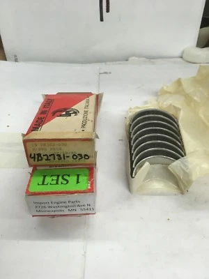 Fits PEUGEOT 504D XD90 DIESEL Rod Bearing Set 1974-1979 4B2731-030 B4433SA   - Image 1 of 2