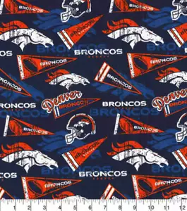 Handgefertigtes Tischset oder Tischläufer Broncos Retro - Bild 1 von 5