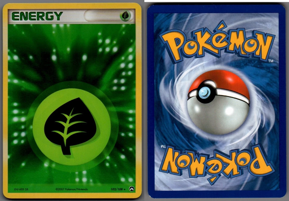 2007 Pokemon, EX Power Keepers, #103/108 Grass Energy, Holo Rare (b) - Image 1 of 1
