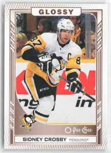 Cubierta superior 2023-24 #R-7 Sidney Crosby O-Pee-Chee dorado brillante Pittsburgh Penguins - Imagen 1 de 2