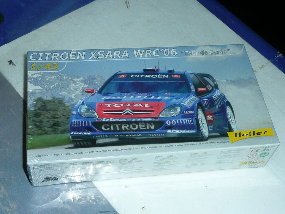 Heller "à  monter" 1/ 43  : CITROÊN XSARA WRC - LOEB - RALLY TOUR DE CORSE 2006 - Photo 1/1