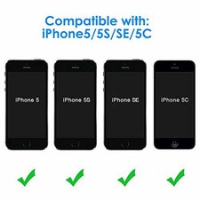 Pellicola Protettiva Compatibile con Apple iPhone SE (Edizione Chiaro