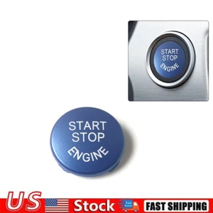1pcs Blue Engine Start Stop Button Cover For BMW 3 Series 5 Series - Bild 1 von 7