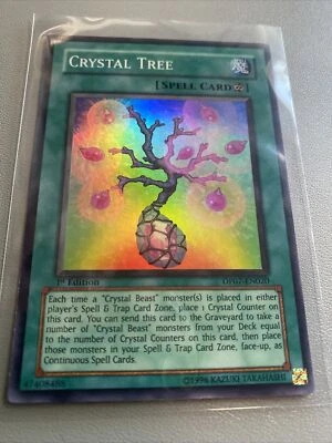 *** Crystal Tree 1st Ed *** DP07-EN020 | SUPER | YuGiOh! NM - Image 1 of 2