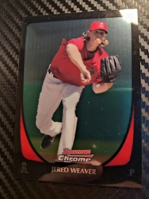 2011 Bowman Chrome Baseball #140 Jered Weaver  - Image 1 of 4