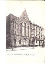 Mount Morris Igreja Batista, New York City @ 1906