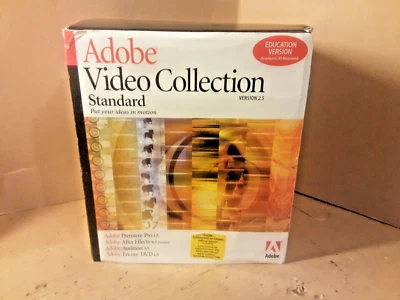 Adobe Video Collection Standard 2.5 Education Version, P/N: 23170048 - Image 1 of 4