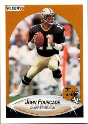 1990 Fleer #186 John Fourcade - Image 1 of 2