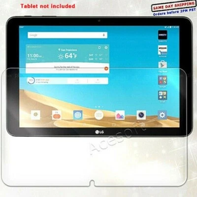 High Responsivity Tempered Glass Screen Protector for LG G Pad X 10.1" V930 NEW - Image 1 of 4