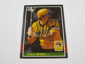 Dale Berra Donruss '85 Autographed Baseball Card 