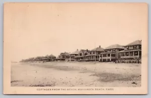 1930 Scituate, Mass - Humarock Beach - Sommerhütten am Ufer MA Postkarte - Bild 1 von 5