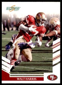 2007 SCORE WALT HARRIS SAN FRANCISCO 49ERS #125