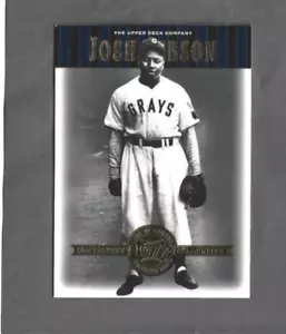 Josh Gibson HOF Homestead Grays Cooperstown Collection 2001Upper Deck #32 - Picture 1 of 2