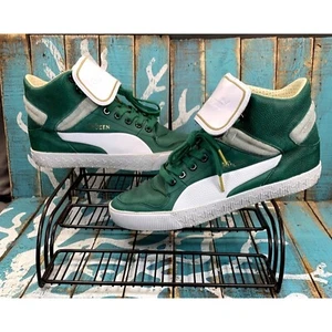 Alexander Mcqueen Puma Street Climb Mid 3 Green Leather/Suede Men’s Size 9 RARE - Picture 1 of 11