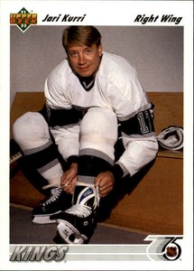 1991-92 (HKY) Upper Deck #366 Jari Kurri - NM-MT