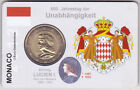 2 euro MONAKO 2012 * 500 lat niepodległości - LUCIEN I. + Karta monet / CoinCard