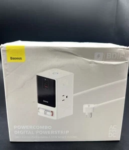 Baseus GaN5 Pro 65W Desktop Charger 2500W 3AC Fast Charging Power Strip Station - Picture 1 of 4