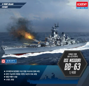 Academy Korea 1/400 USS MISSOURI BB-63 US Navy Battle Ship Model Kit Hobby Toy - Picture 1 of 4