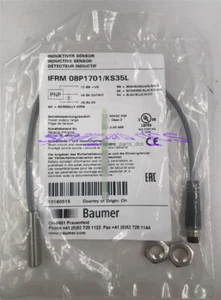 EIN NEUER BAUMER ELEKTRISCHER NÄHERUNGSSENSOR IFRM 08P1701/KS35L - Bild 1 von 1