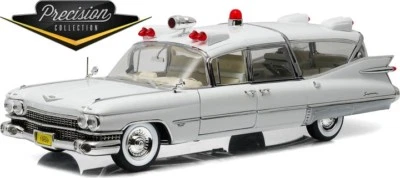 1959 Cadillac Ambulance WHITE  1:18  18004 - Image 1 of 3