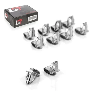10x Klammer Schnappmutter Clip Türverkleidung für VW Käfer Karman Ghia T1 T2 - Picture 1 of 8