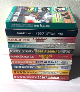 2000's BASEBALL AMERICA ALMANAC BOOK LOT (10) 2001 02 03 04 05 06 07 08 09 2010 - Bild 1 von 5