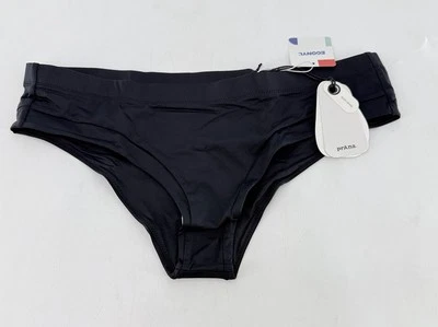 NWT PrAna Women’s Upswell Bikini Bottom Black Swimwear Vacation Size L Boho - Image 1 of 4