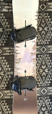 Snowboard Burton Feelgood FV 152 para mujer + fijaciones Burton Escapade Step On Foto 1 de 4