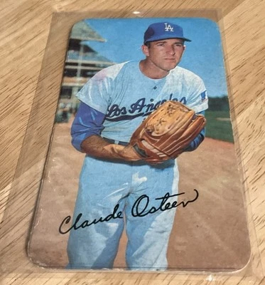 1970 Topps Super #1 Claude Osteen LA Dodgers - EX - Image 1 of 2
