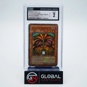 Exodia The Forbidden One 1st Edition 2002 Yu-Gi-Oh LOB-E101 CGC 2 - Picture 1 of 2