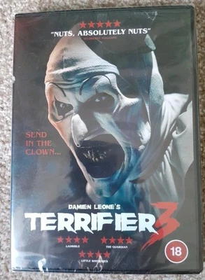Terrifier 3 (DVD) Antonella Rose David Howard Thornton Elliott Fullam - Image 1 of 2