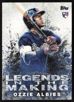 2018 Topps Legends in the Making Ozzie Albies #LITM-4 Atlanta Braves - Image 1 of 2